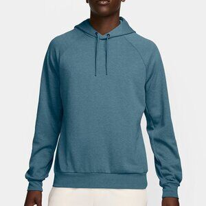 Nike Primary Fleece Mens Dri-FIT UV Pullover Performance Hoodie Blue
